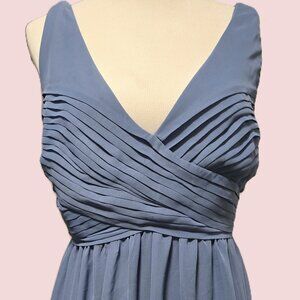 Birdy Grey Laurie Chiffon Dress in Twilight - Plus Size 1X